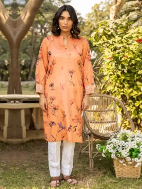 1pc Stitched Basic Printed Lawn Shirt