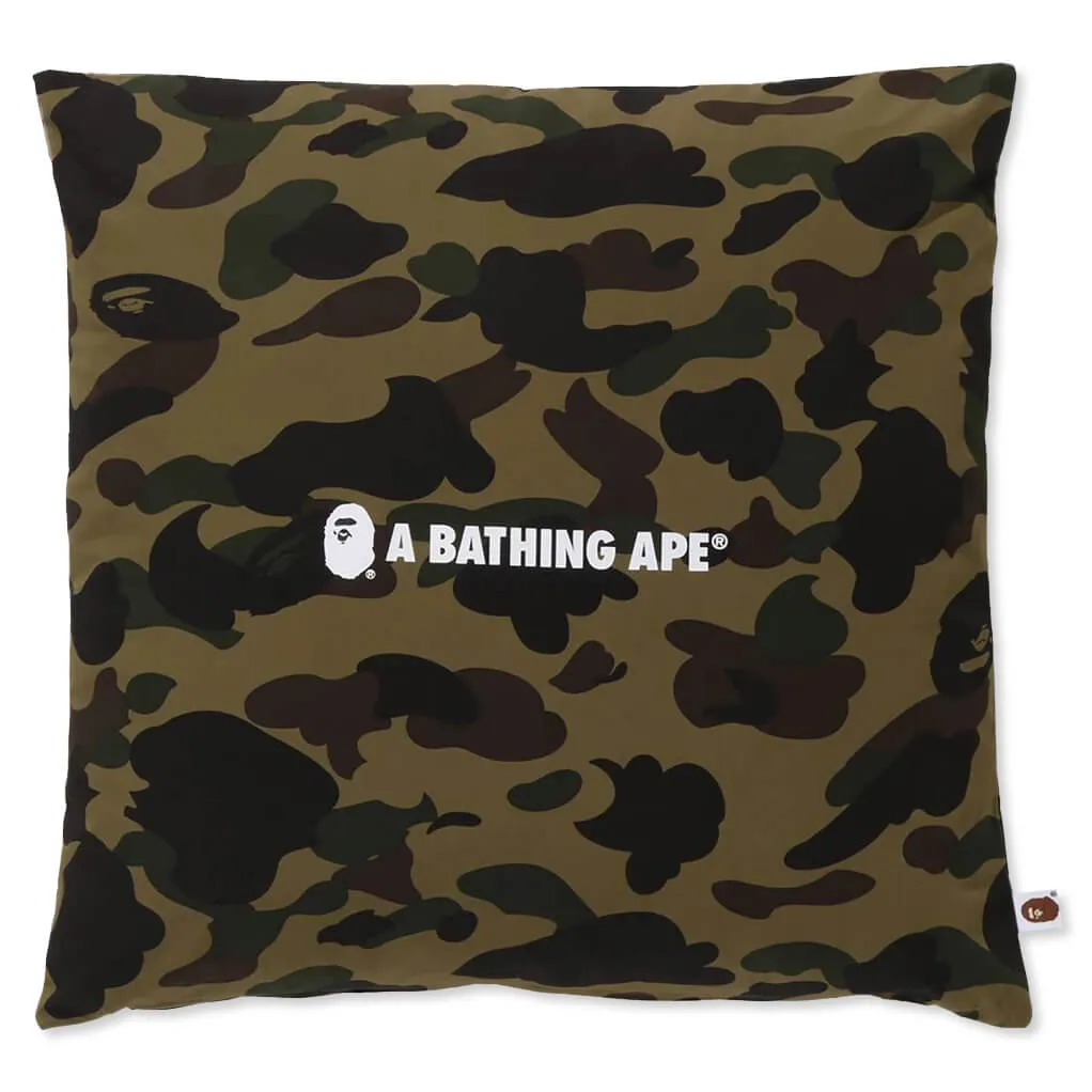 1st Camo Square Cushion - Green