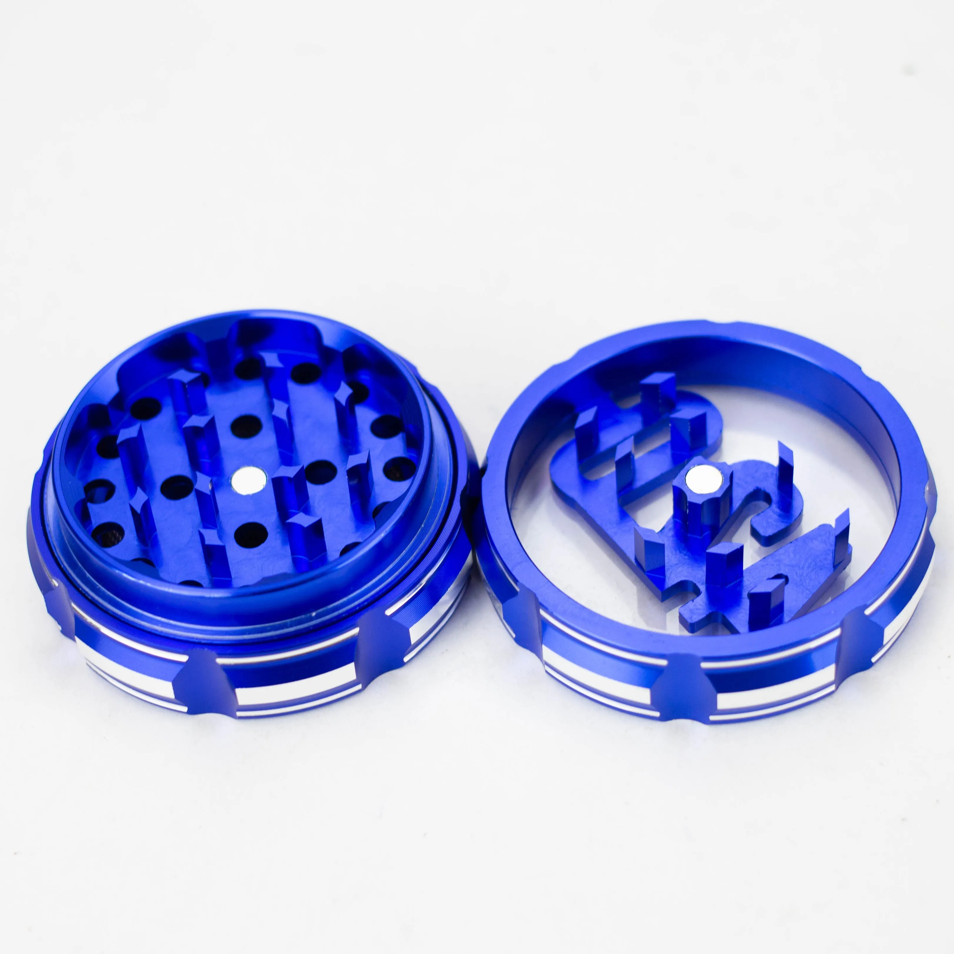 4 Parts 420 Aluminum Grinder-Blue