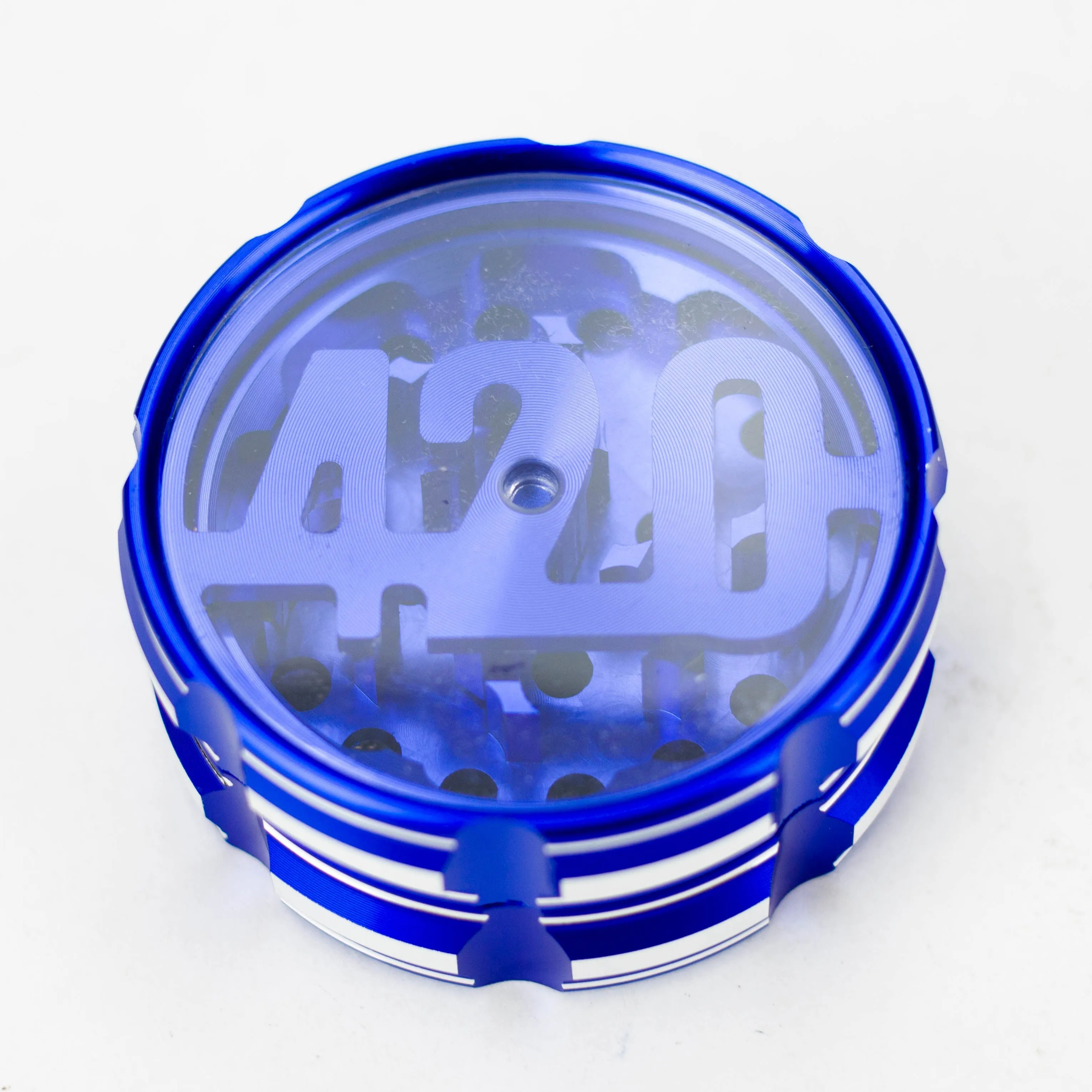 4 Parts 420 Aluminum Grinder-Blue