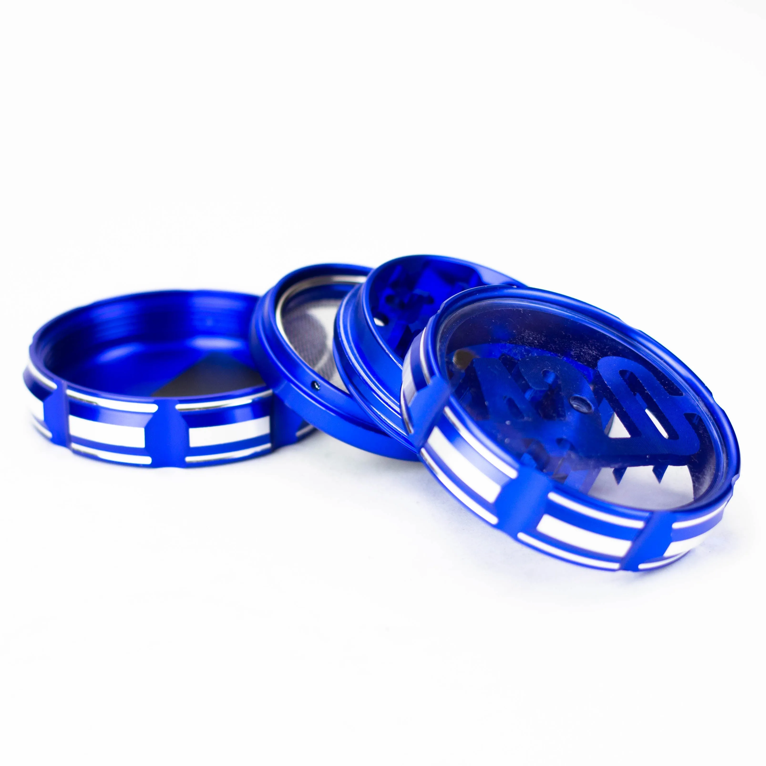 4 Parts 420 Aluminum Grinder-Blue