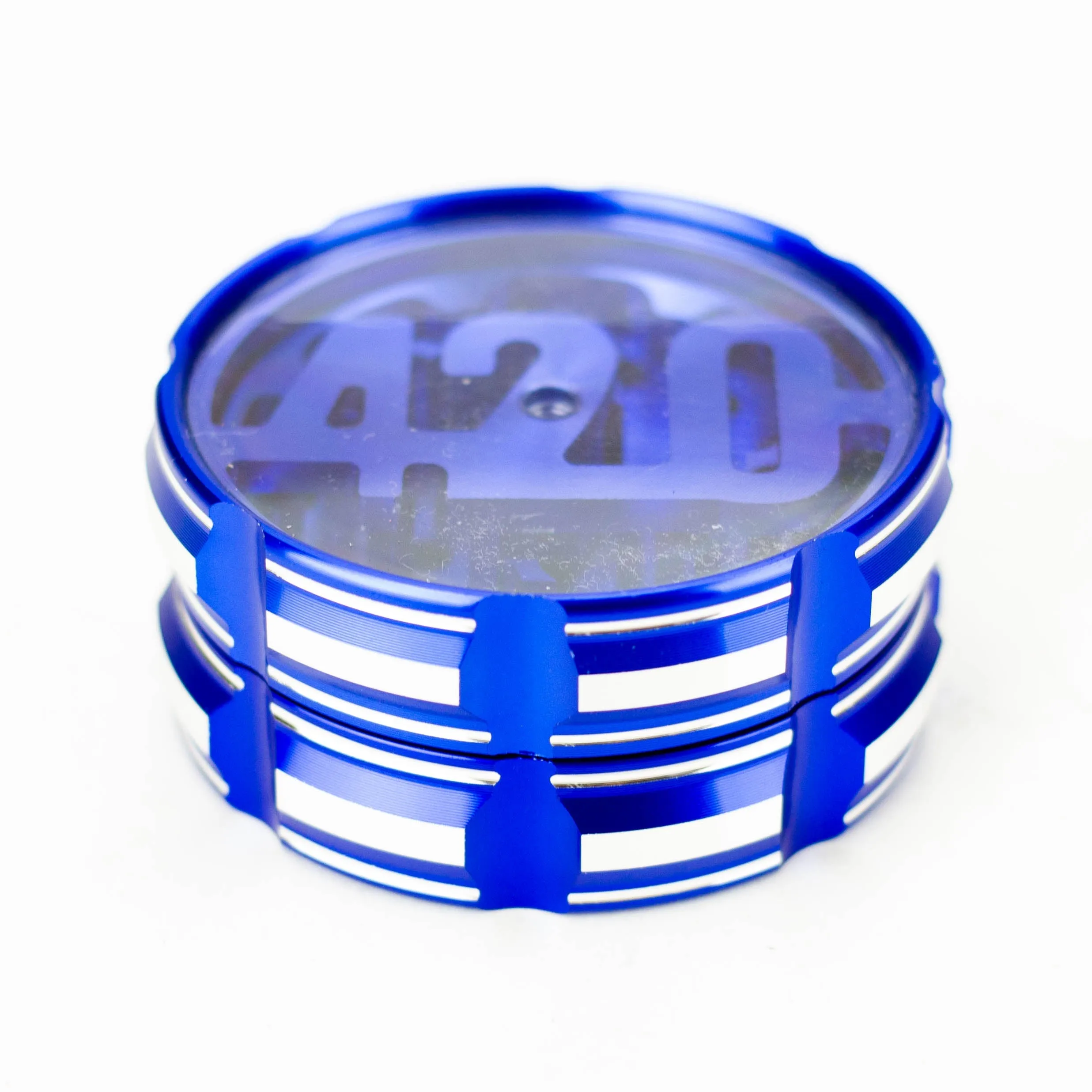 4 Parts 420 Aluminum Grinder-Blue