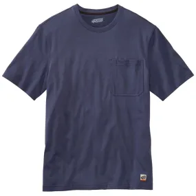 40 Grit Men's Midnight Blue Short Sleeve T-Shirt with Pocket