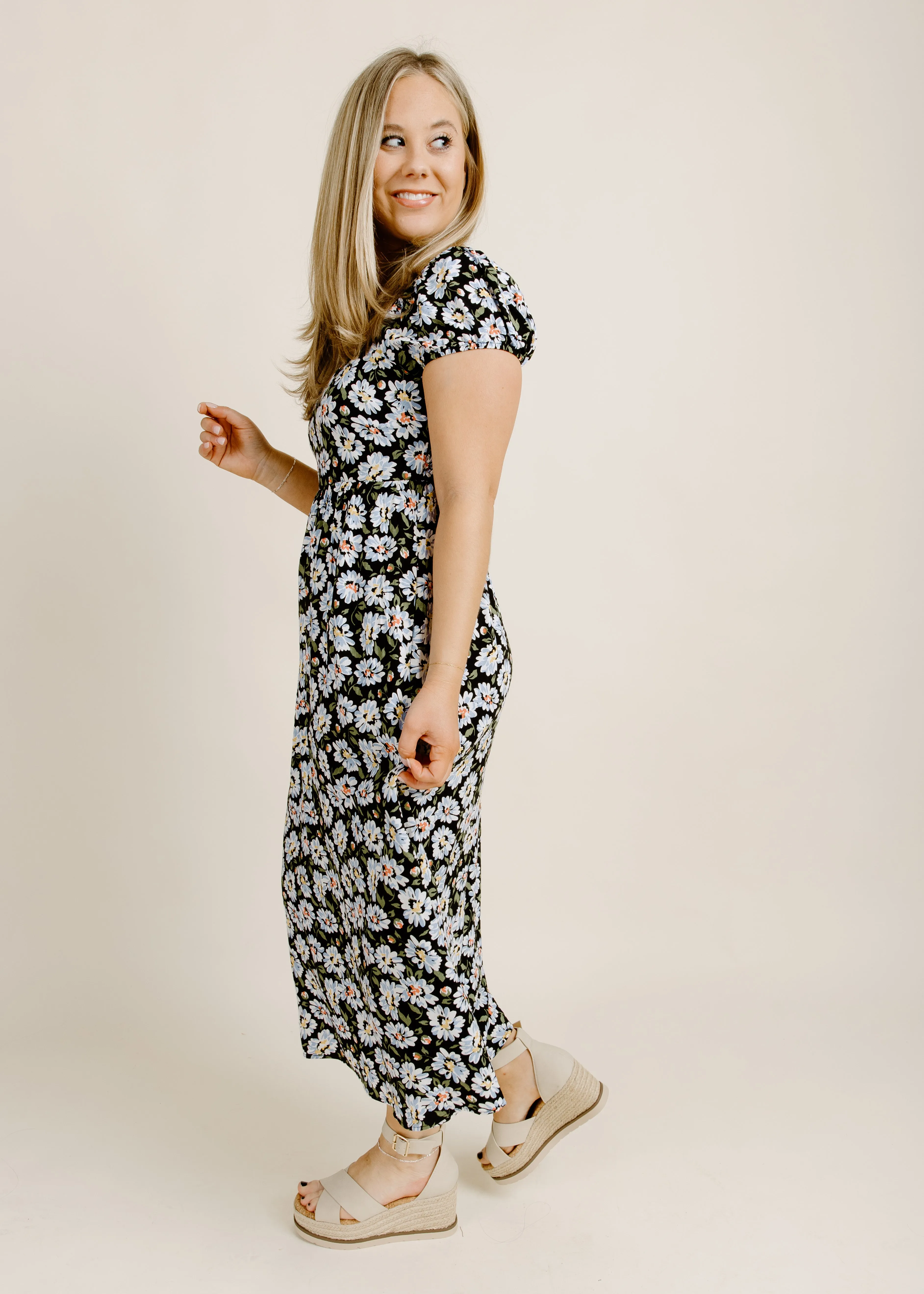 Across The Pond Midi Dress