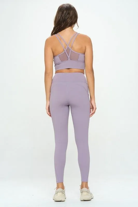 Activewear Set Top and Leggings