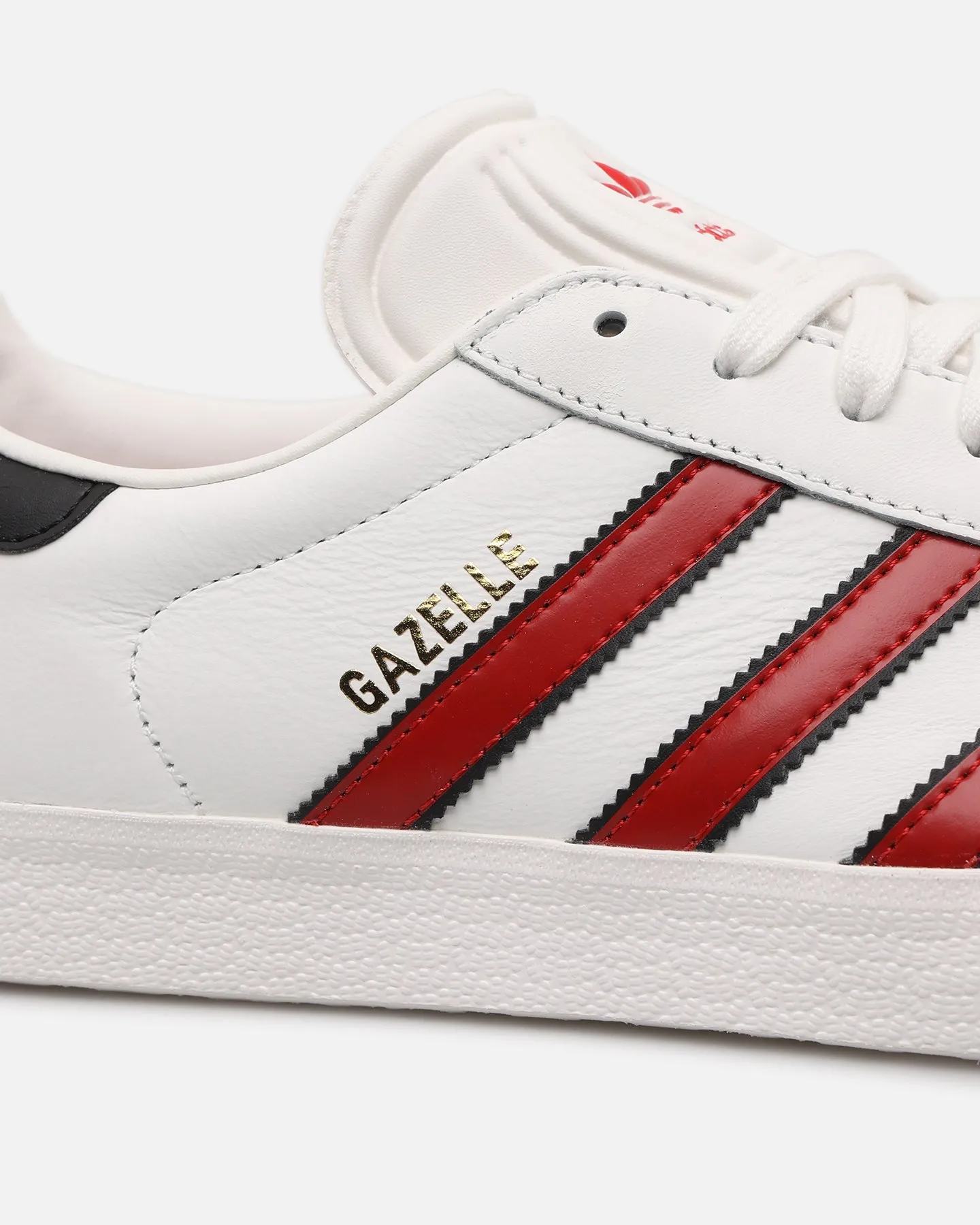 Adidas Gazelle White/Scarlet