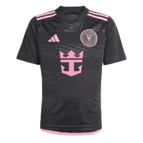 adidas Kids Inter Miami 2024/25 Away Jersey Black/Pink