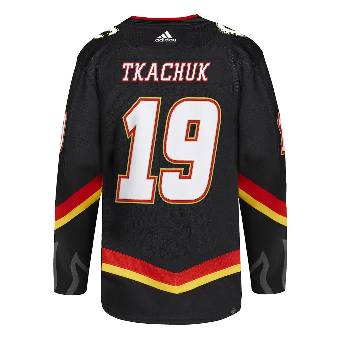 adidas - Men's Calgary Flames Matthew Tkachuk Authentic Third Jersey (HZ4313)