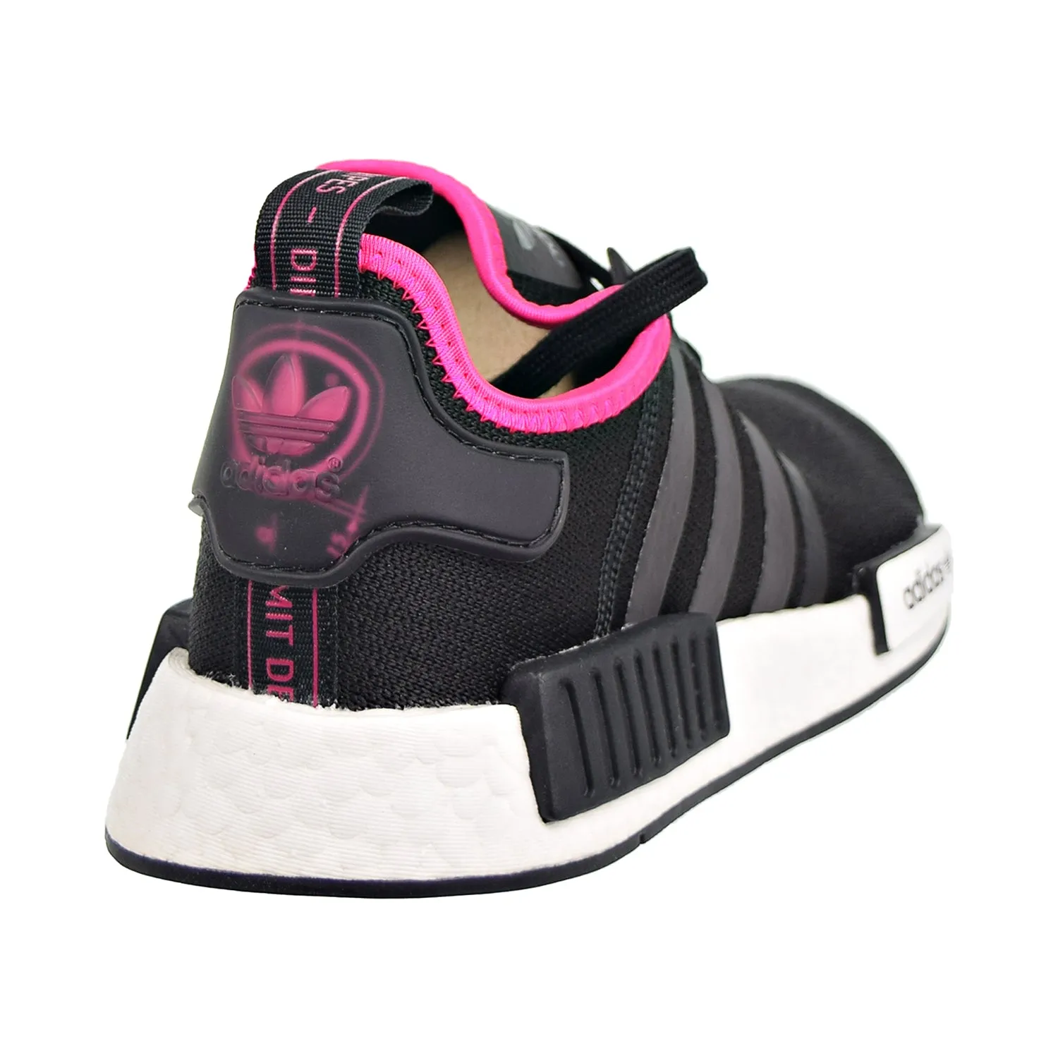 Adidas NMD_R1 Men's Shoes Core Black/Shock Pink