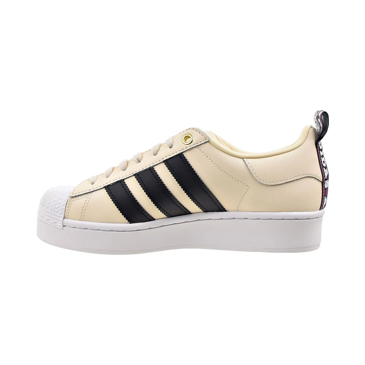 Adidas Superstar Bold Women's Shoes Wonder White-Core Black-Victory Crimson