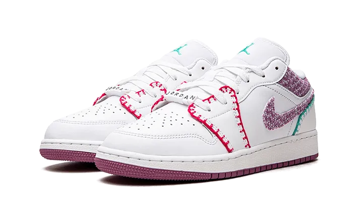 Air Jordan 1 Low White Light Bordeaux