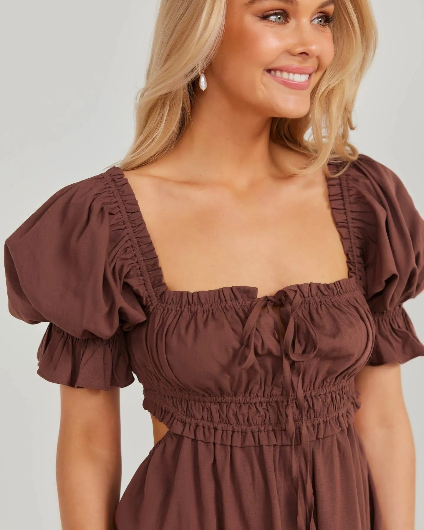 Alexia Dress-Brown