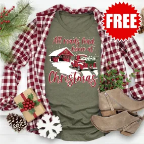 All Roads Christmas Bridge Tee - 0