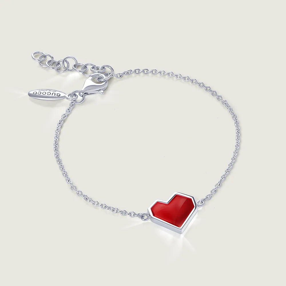 Ararat Heart Enamel Bracelet