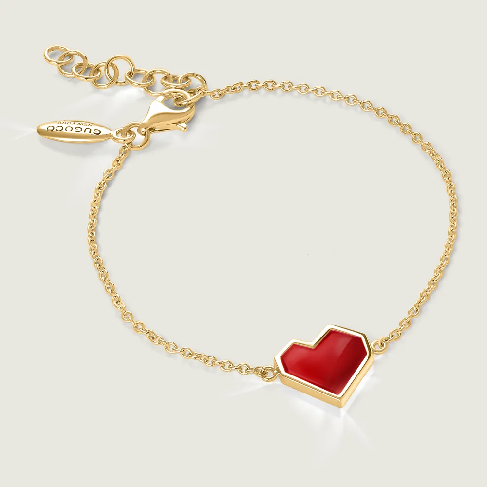 Ararat Heart Enamel Bracelet