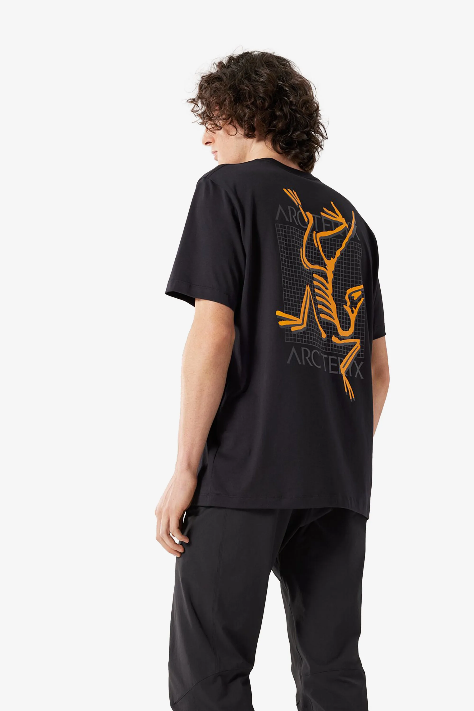 Arc'teryx Men's Arc'Multi Bird Logo SS in Black