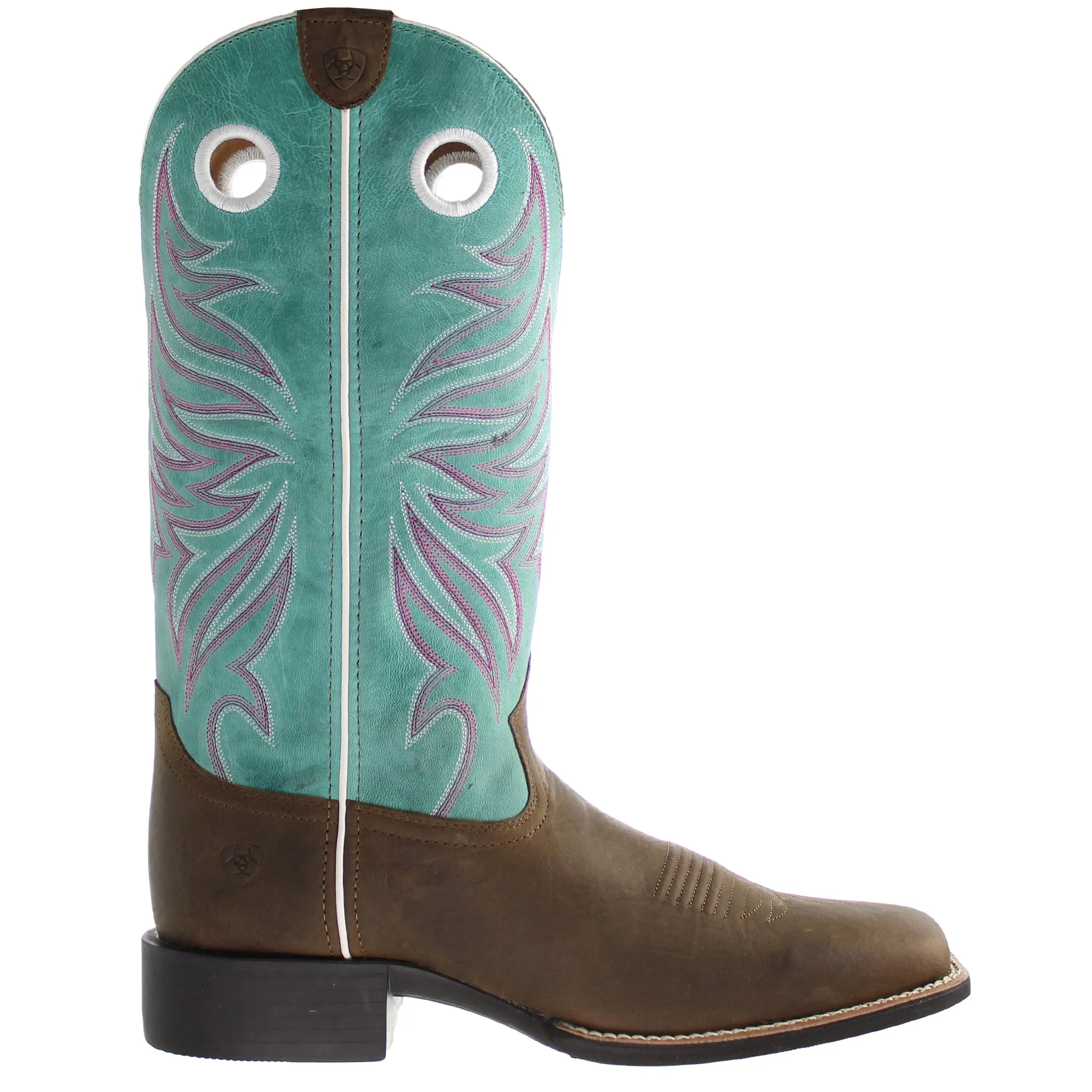 Ariat Ryder Sassy Womens Brown/Blue Boots