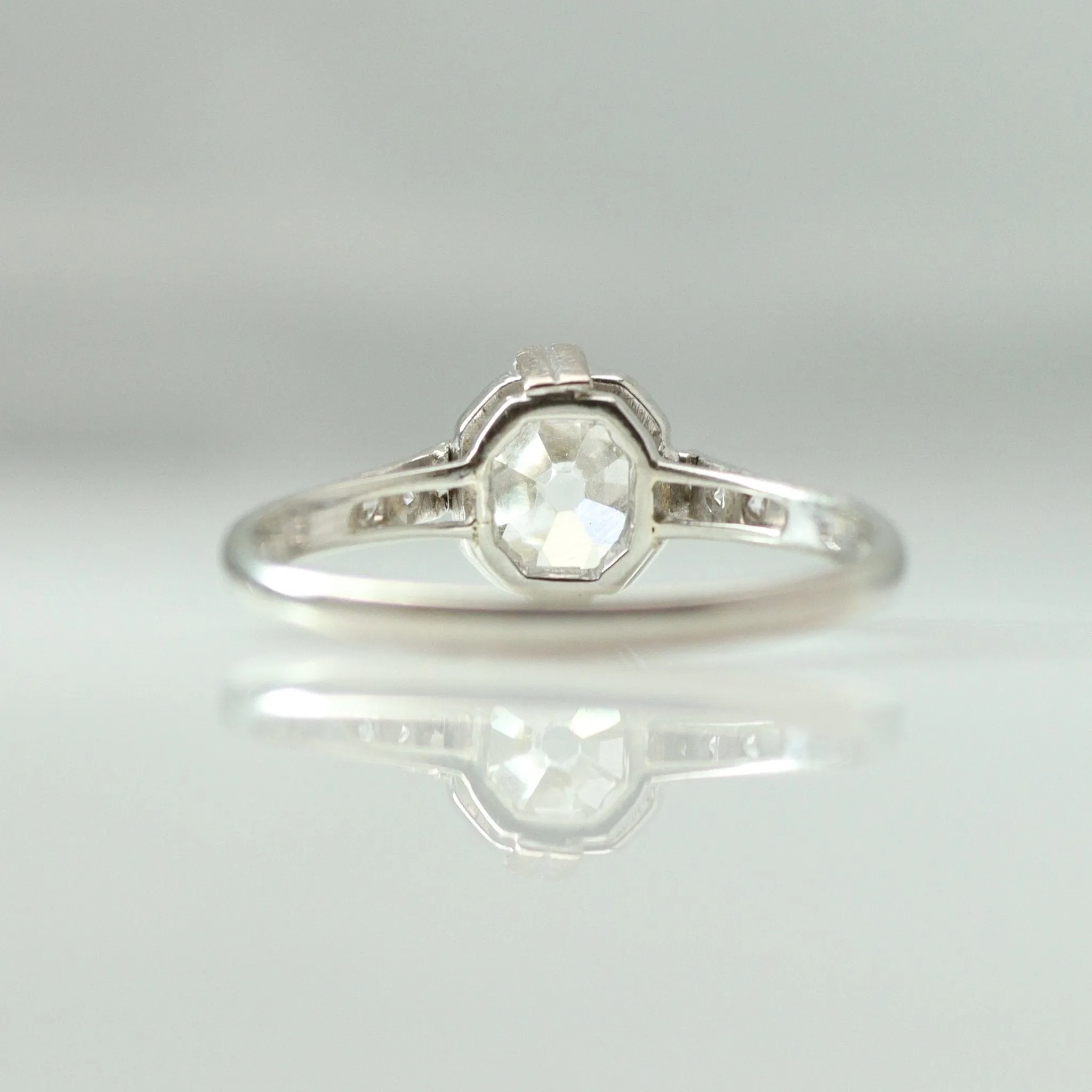 Art Deco Diamond Solitaire Ring