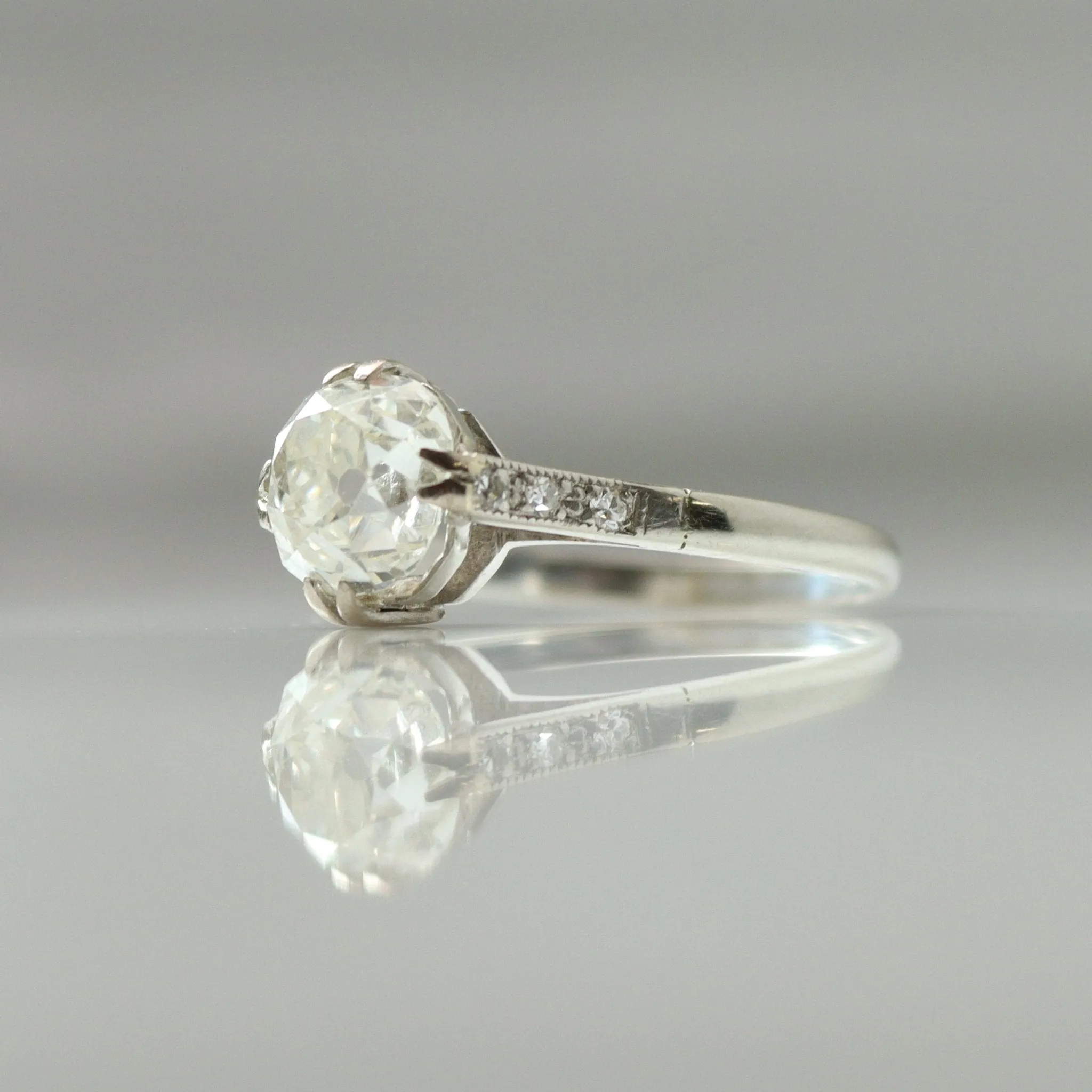 Art Deco Diamond Solitaire Ring