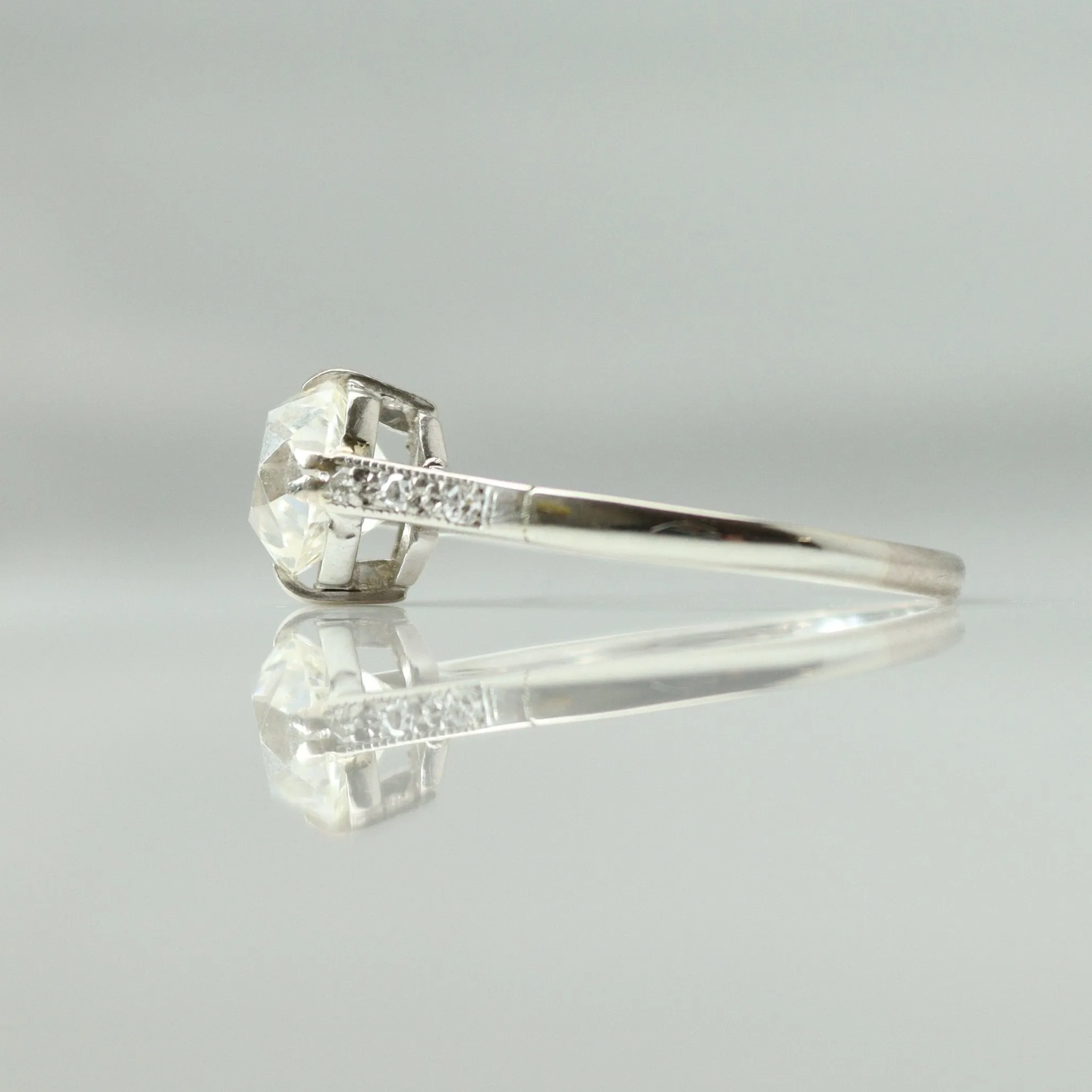 Art Deco Diamond Solitaire Ring