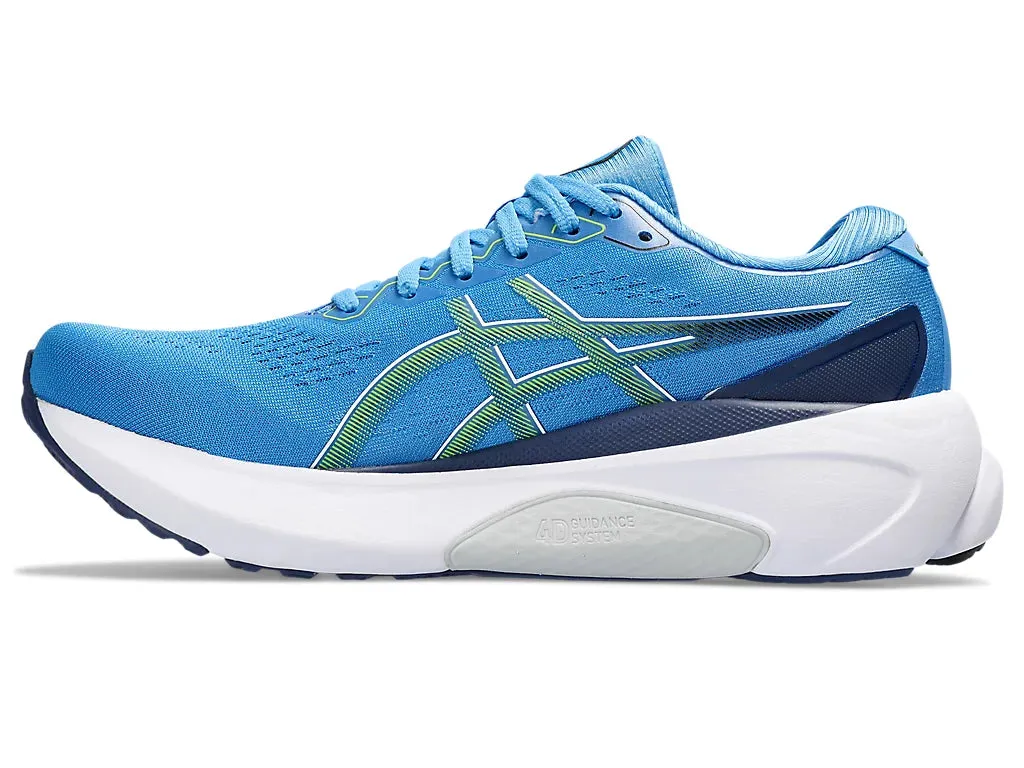 Asics Gel Kayano 30 Men's Running Shoes | Waterscape/Electric Lime