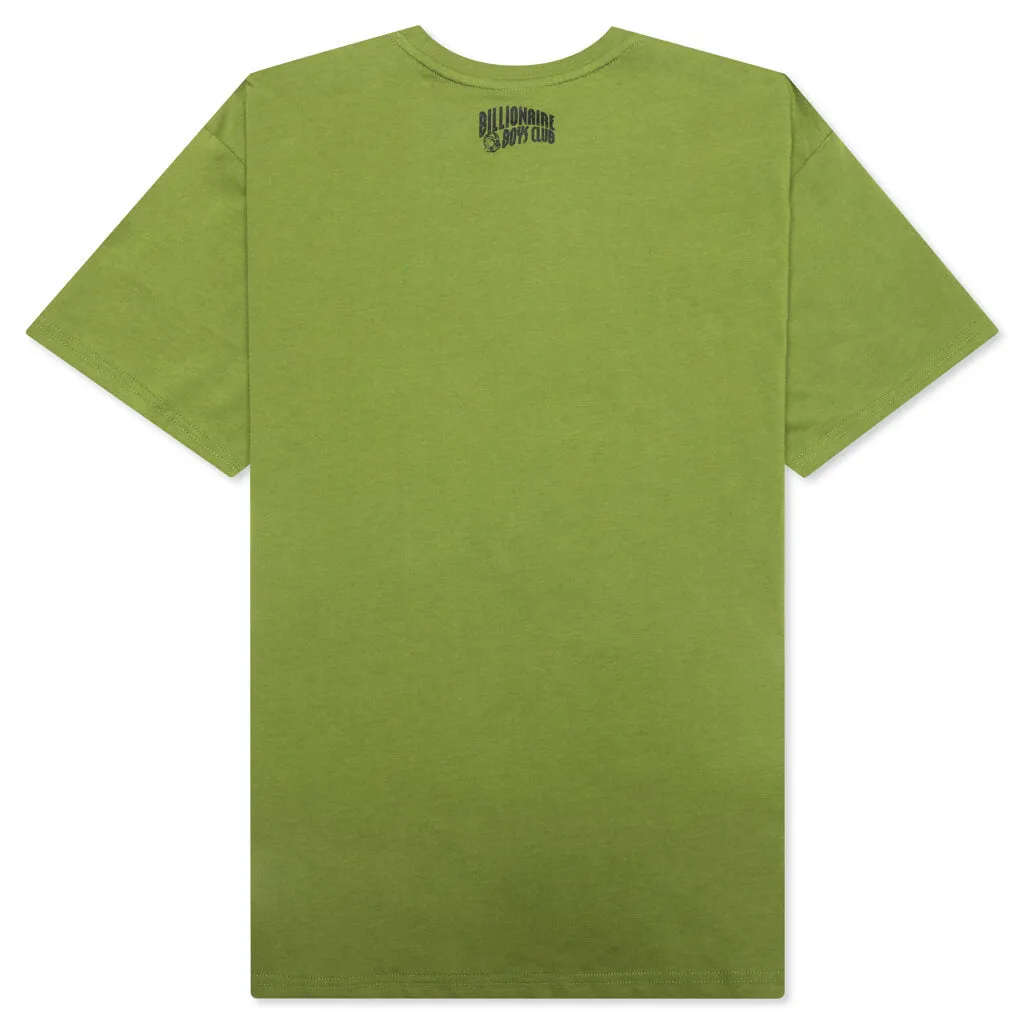 BB Scribbled S/S Tee - Cedar Green