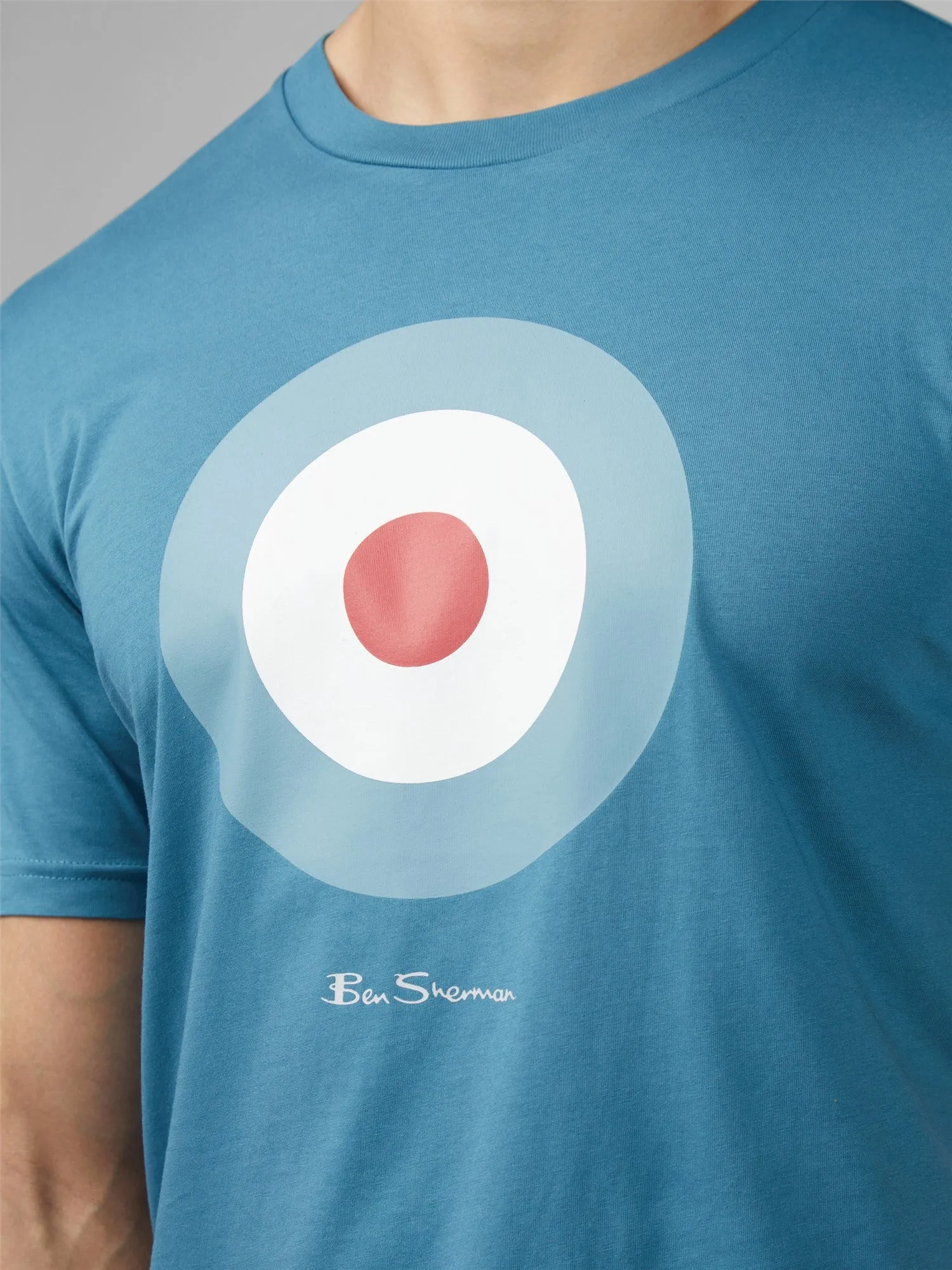 Ben Sherman Mens Signature Target T-Shirt - Short Sleeved