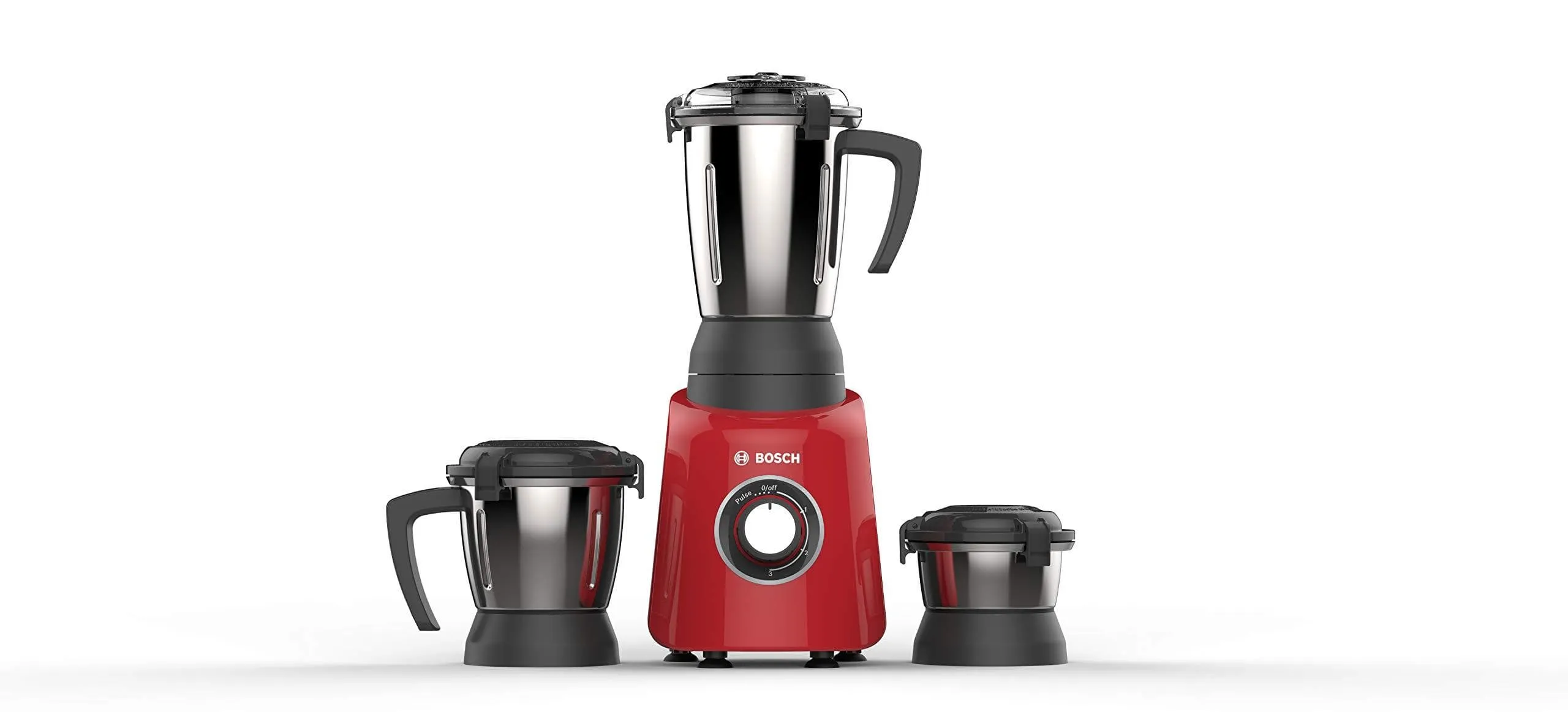 Bosch TrueMixx Radiance 600-Watt Mixer Grinder (Red)