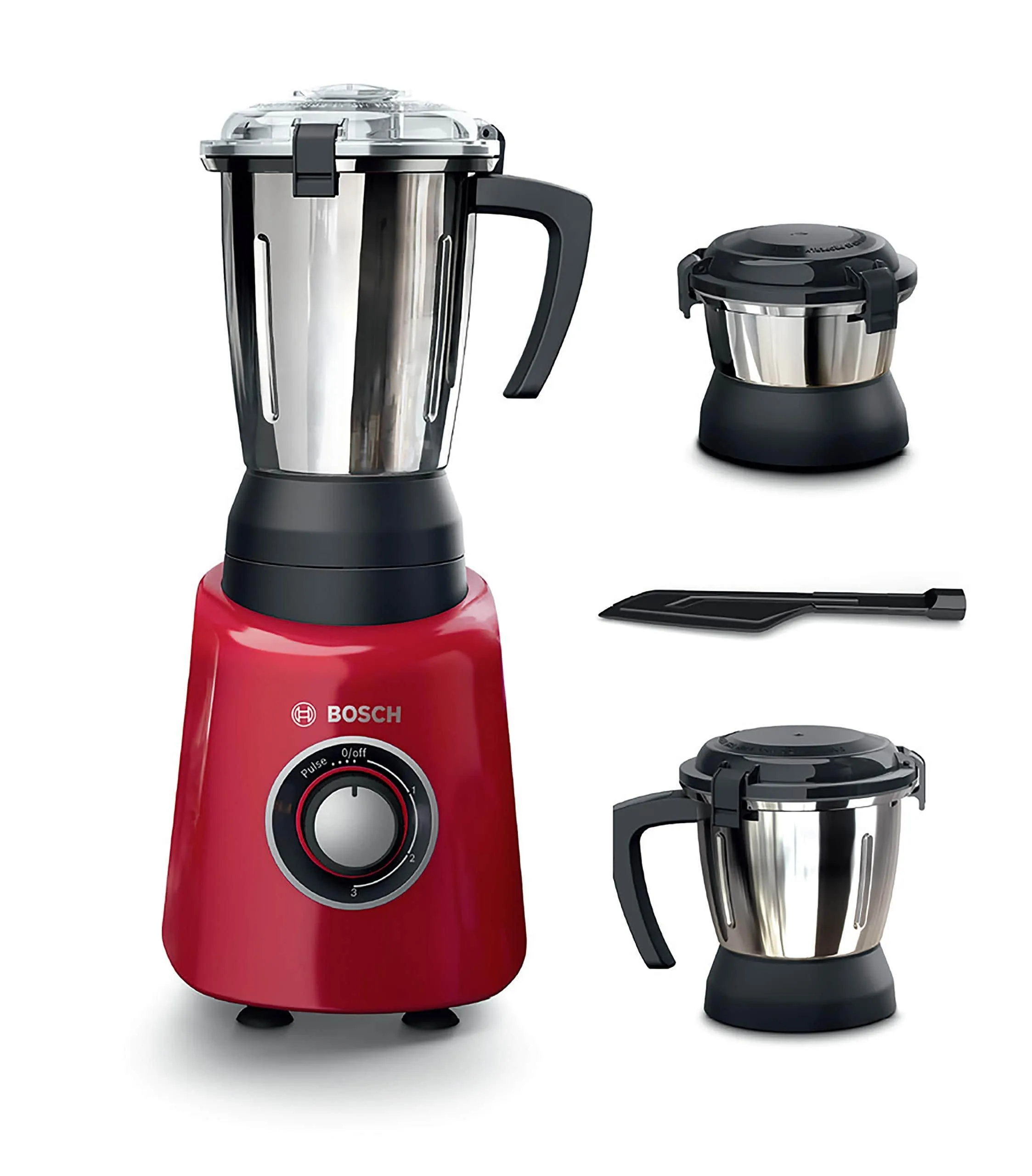 Bosch TrueMixx Radiance 600-Watt Mixer Grinder (Red)