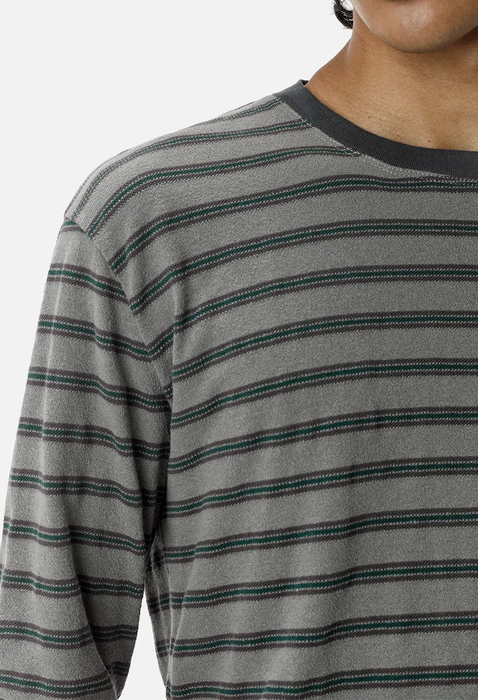 Boucle Border LS Tee / Plaster X Jade