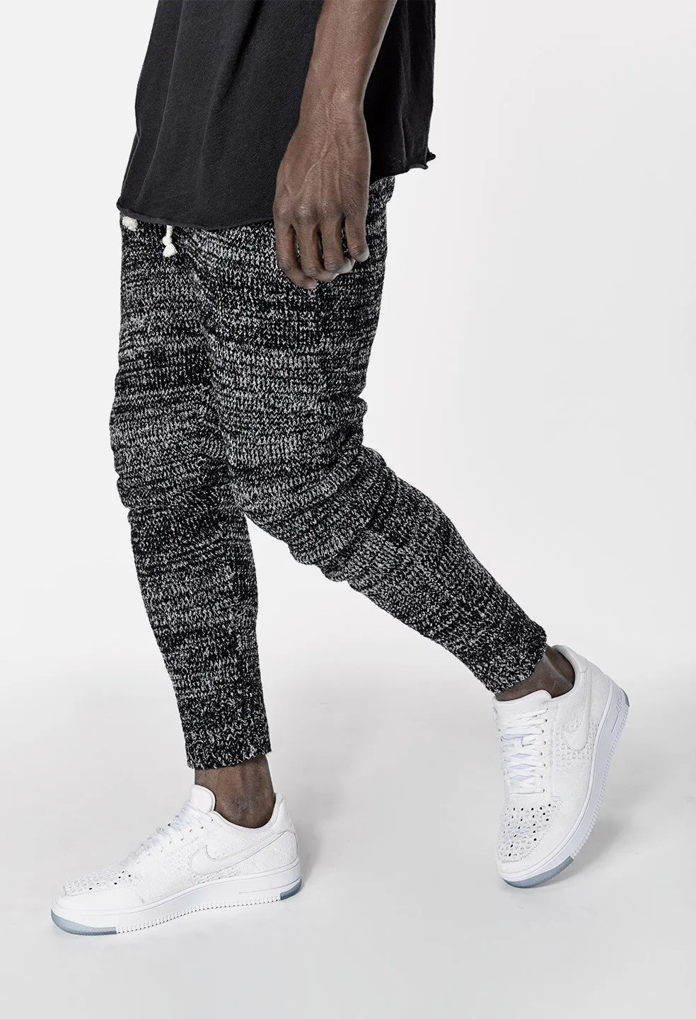 Boucle Sweatpants / Black Melange