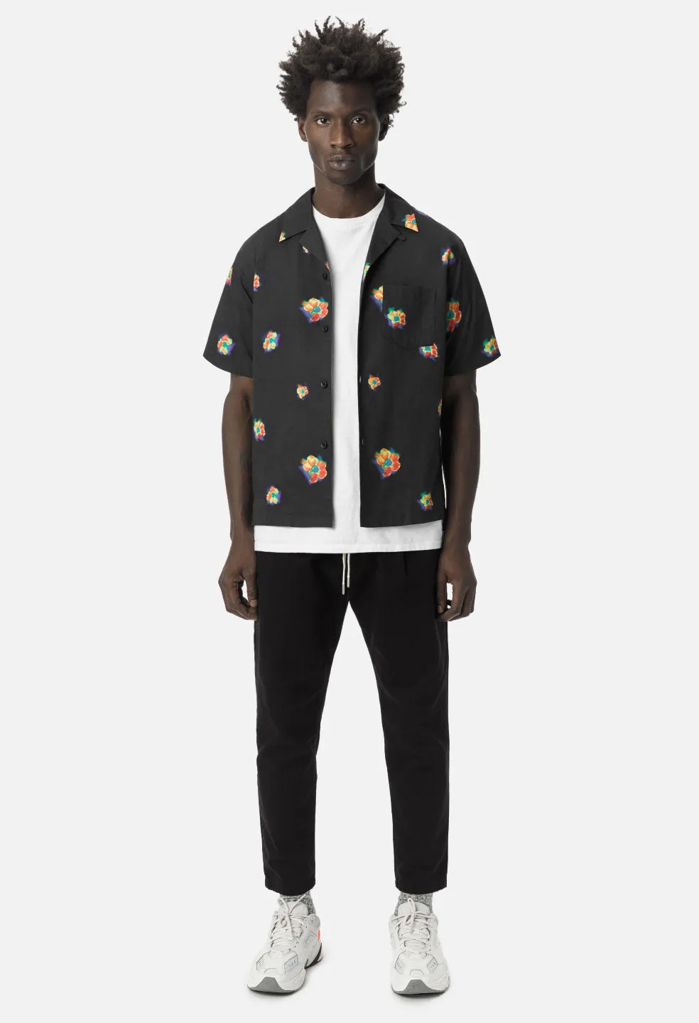 Bowling Shirt / Infrared Floral