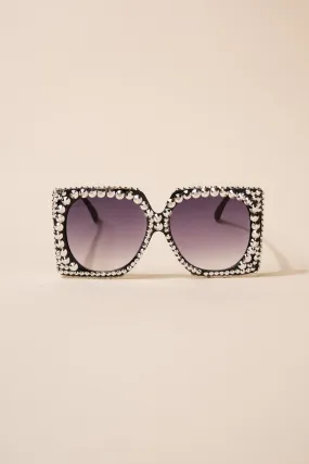 Bridgette Oversized Round Lens Sunglasses