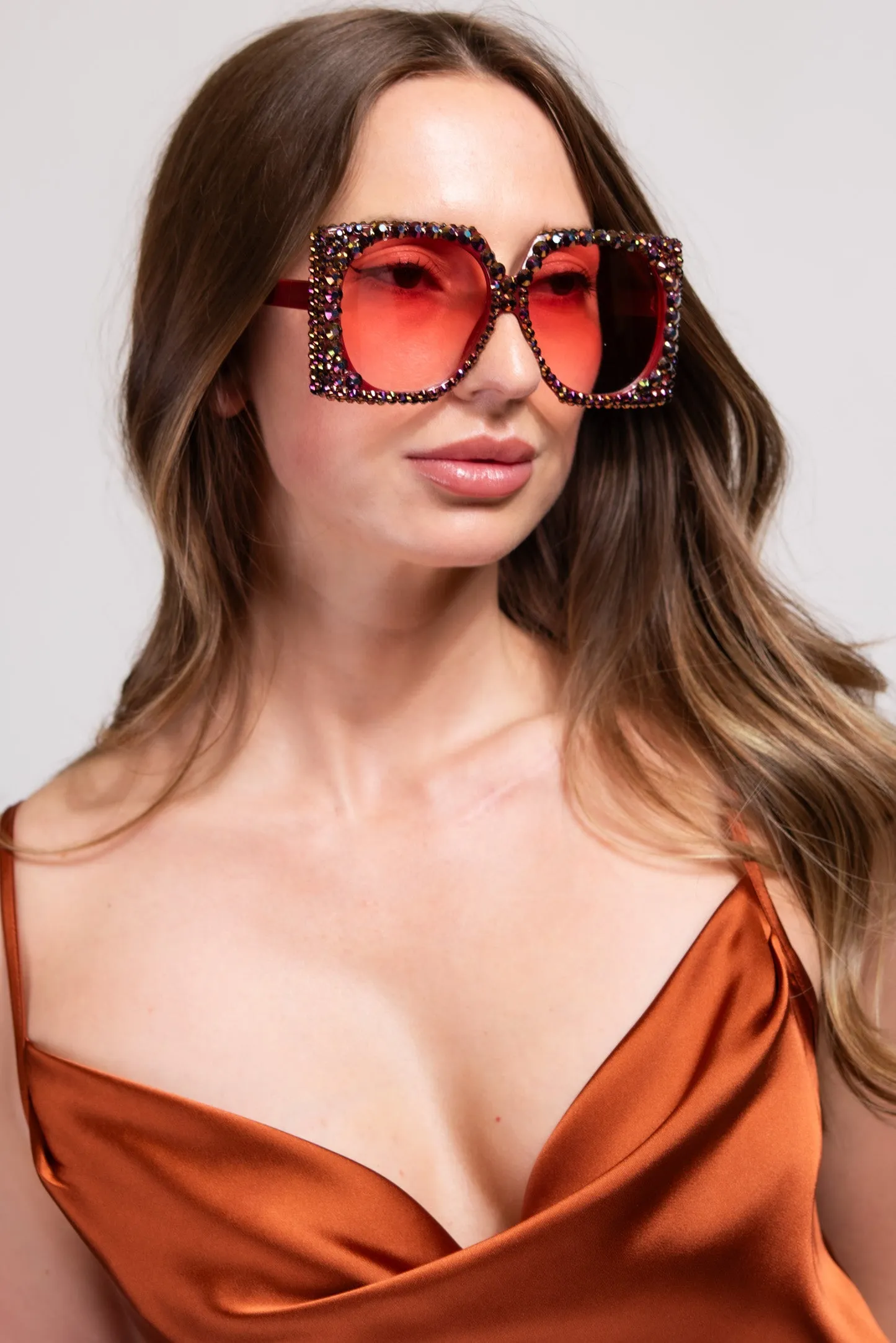 Bridgette Oversized Round Lens Sunglasses