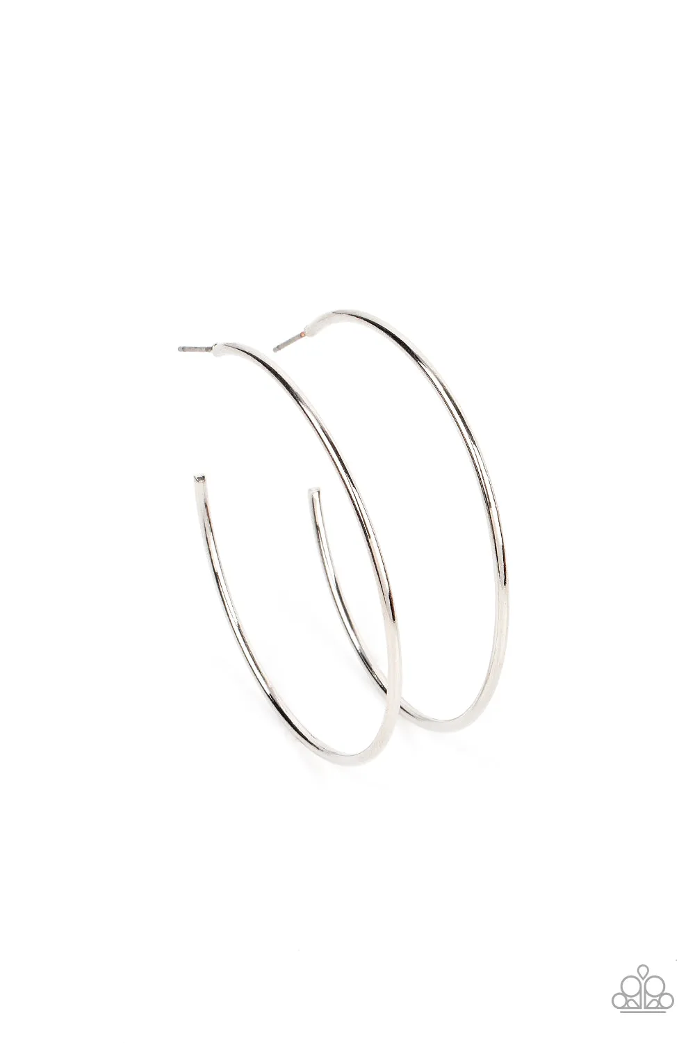 Can I Get a HOOP HOOP - Silver Hoop Earring