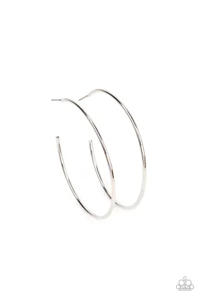 Can I Get a HOOP HOOP - Silver Hoop Earring