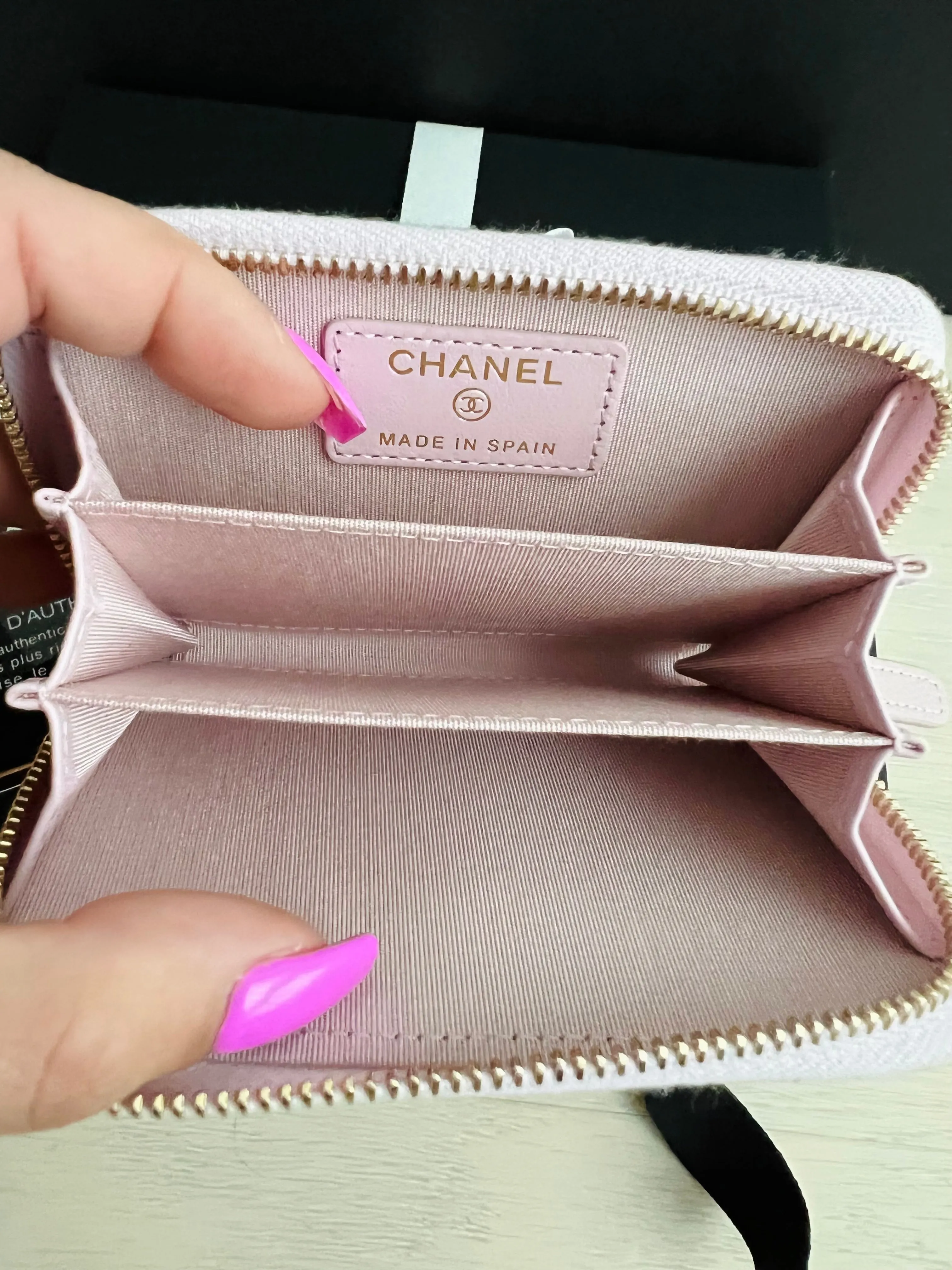 Chanel Mini Zip Wallet