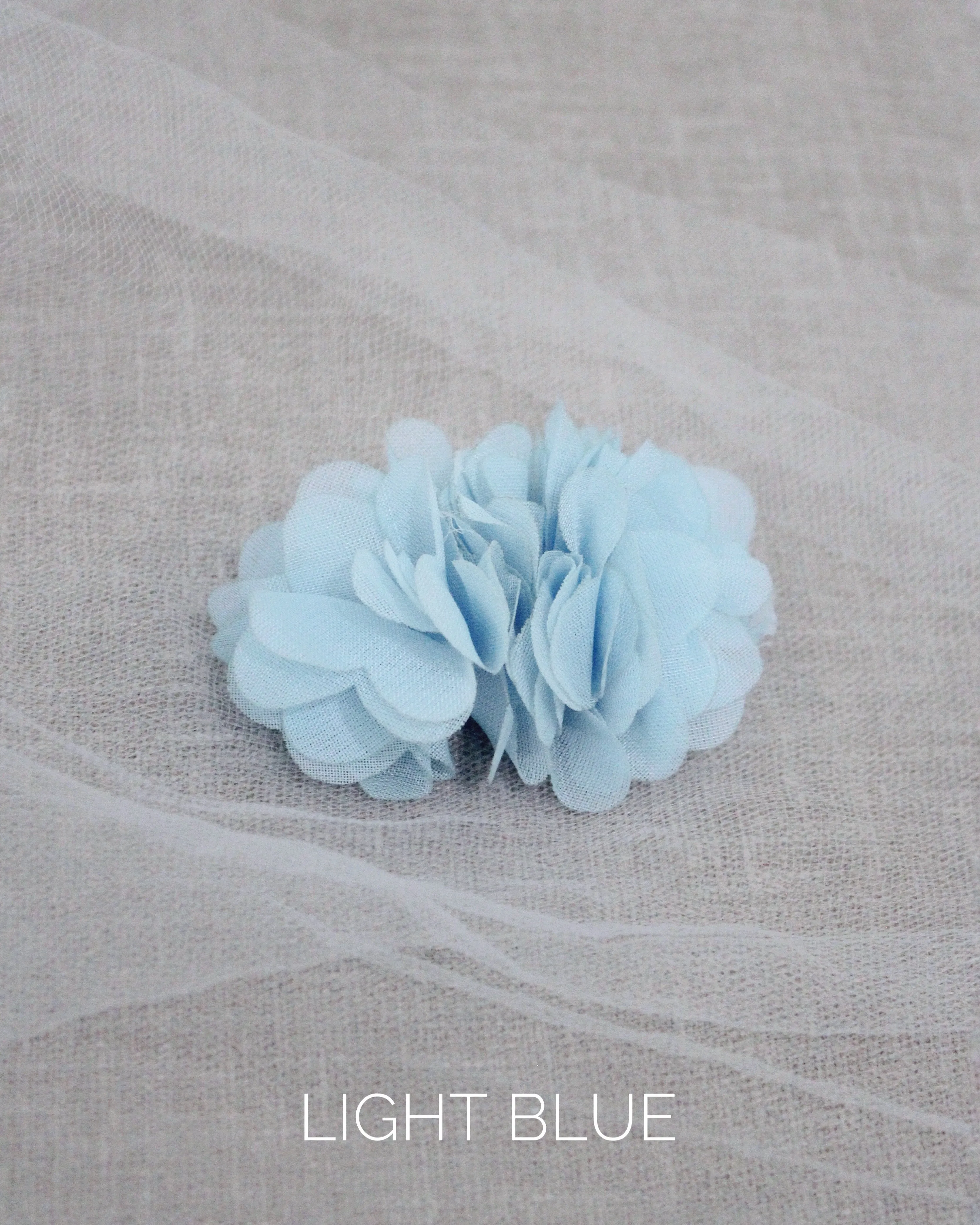 Chiffon Flower Hair Clip or Barrette for Girls