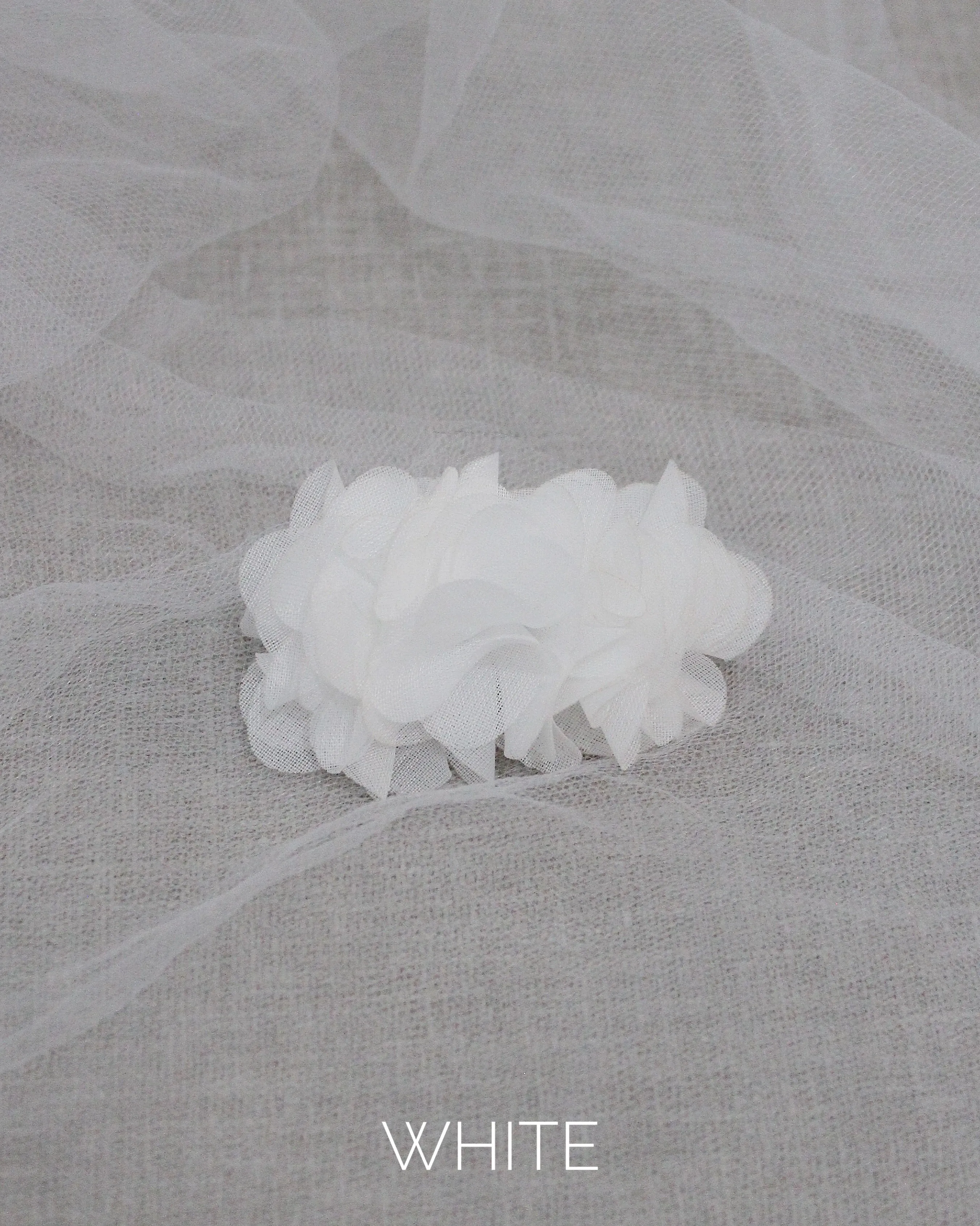 Chiffon Flower Hair Clip or Barrette for Girls