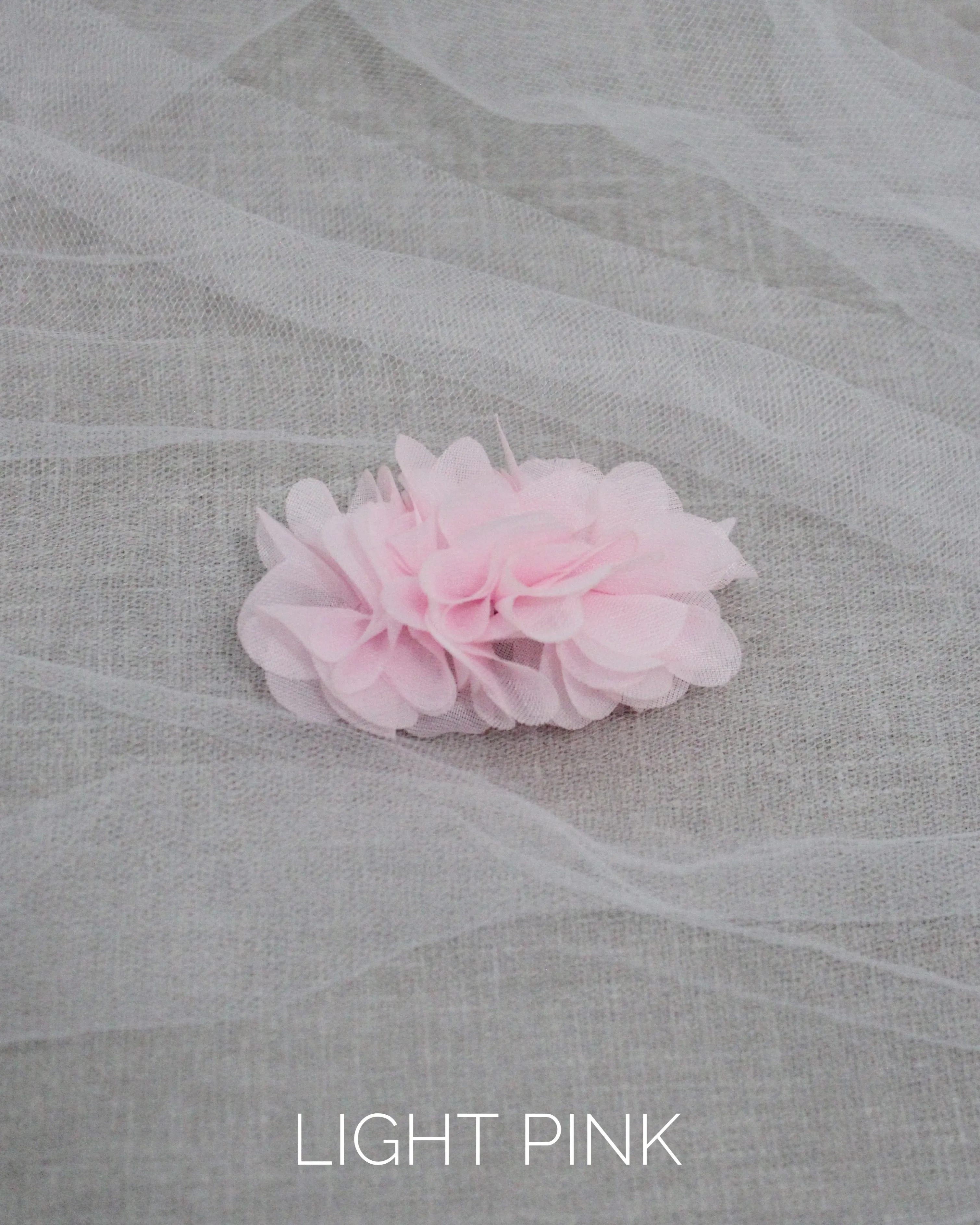 Chiffon Flower Hair Clip or Barrette for Girls