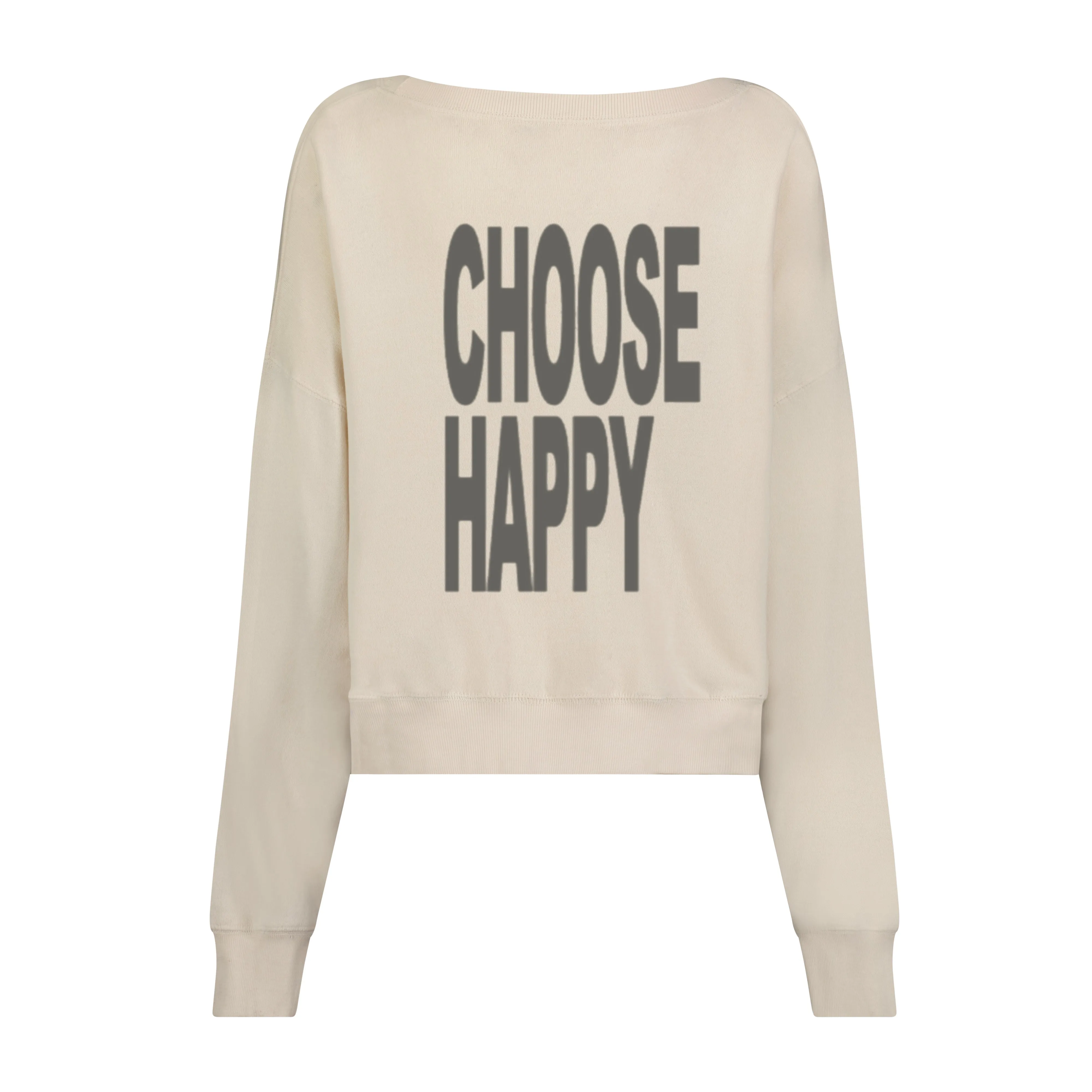 Choose Happy Coconut Sweatshirt