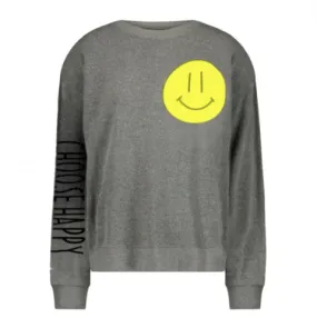 Choose Happy Grey Sweatshirt