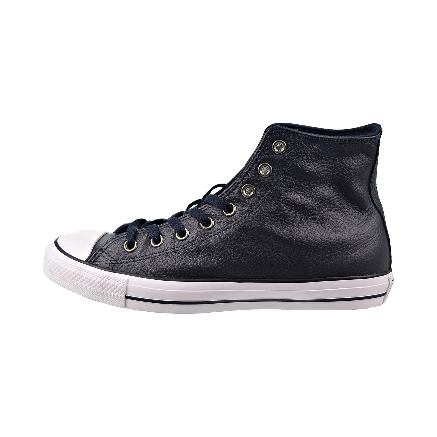 Converse Chuck Taylor All Star Hi Leather Men's Shoes Dark Obsidian Blue