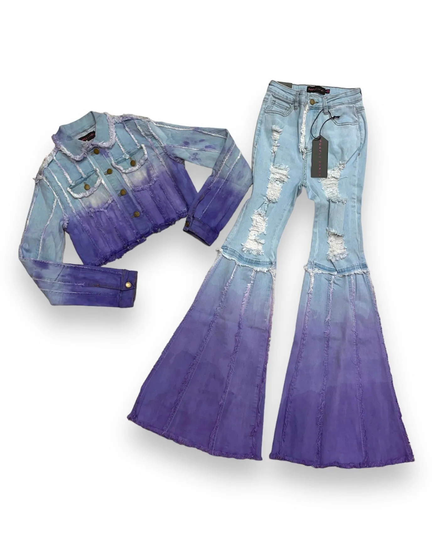 Cowgirl Fringed Denim Set