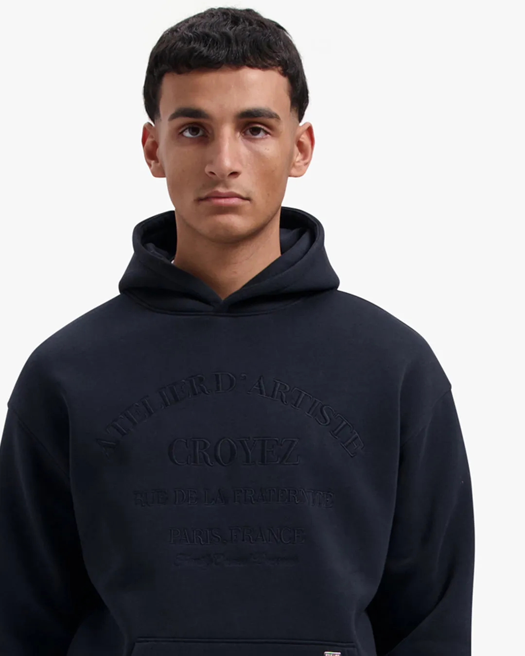 CROYEZ ATELIER HOODIE - VINTAGE BLACK