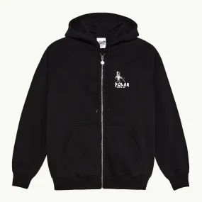 DEFAULT ZIP HOODIE REAPER BLACK