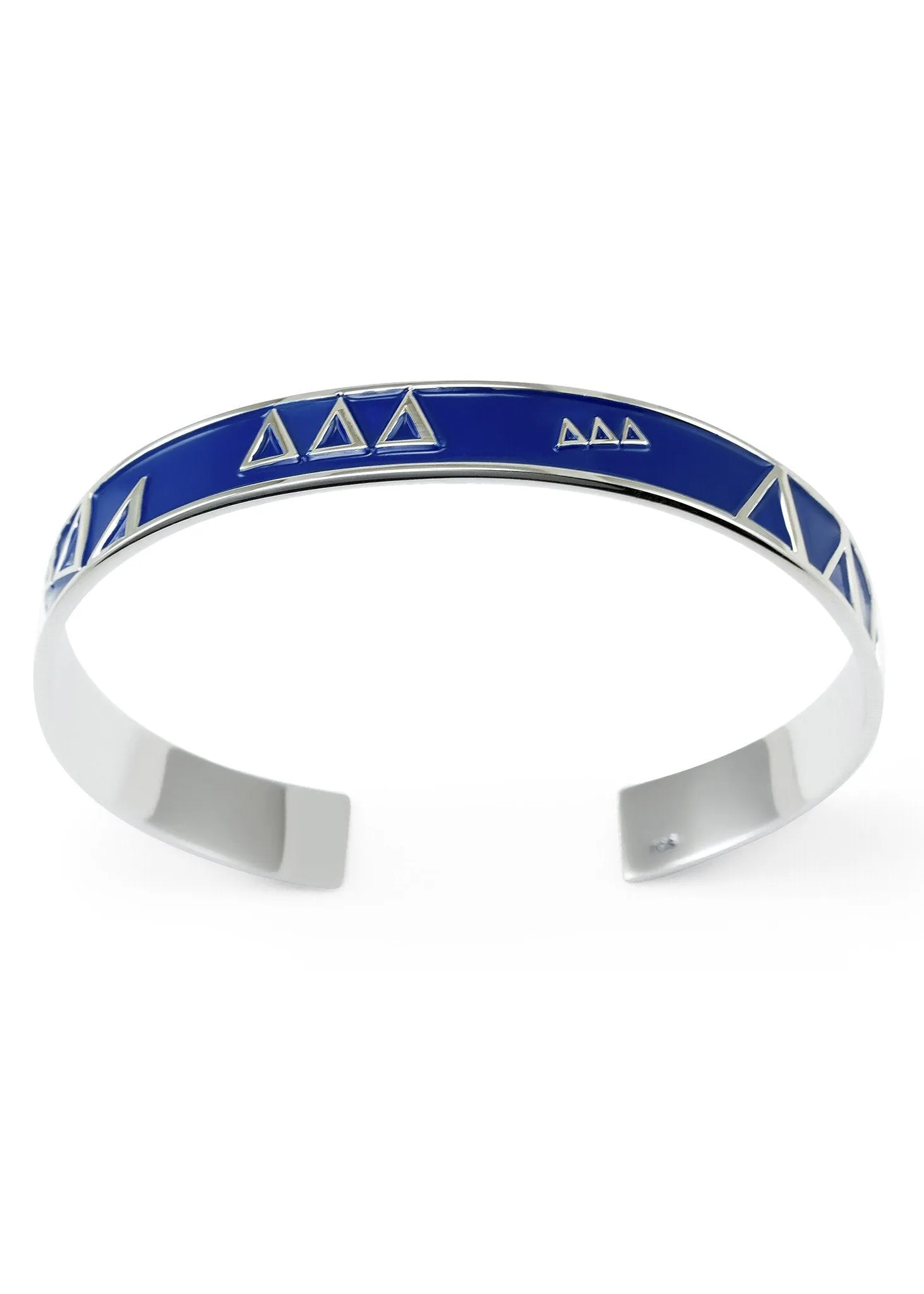 Delta Delta Delta Bangle Cuff Bracelet