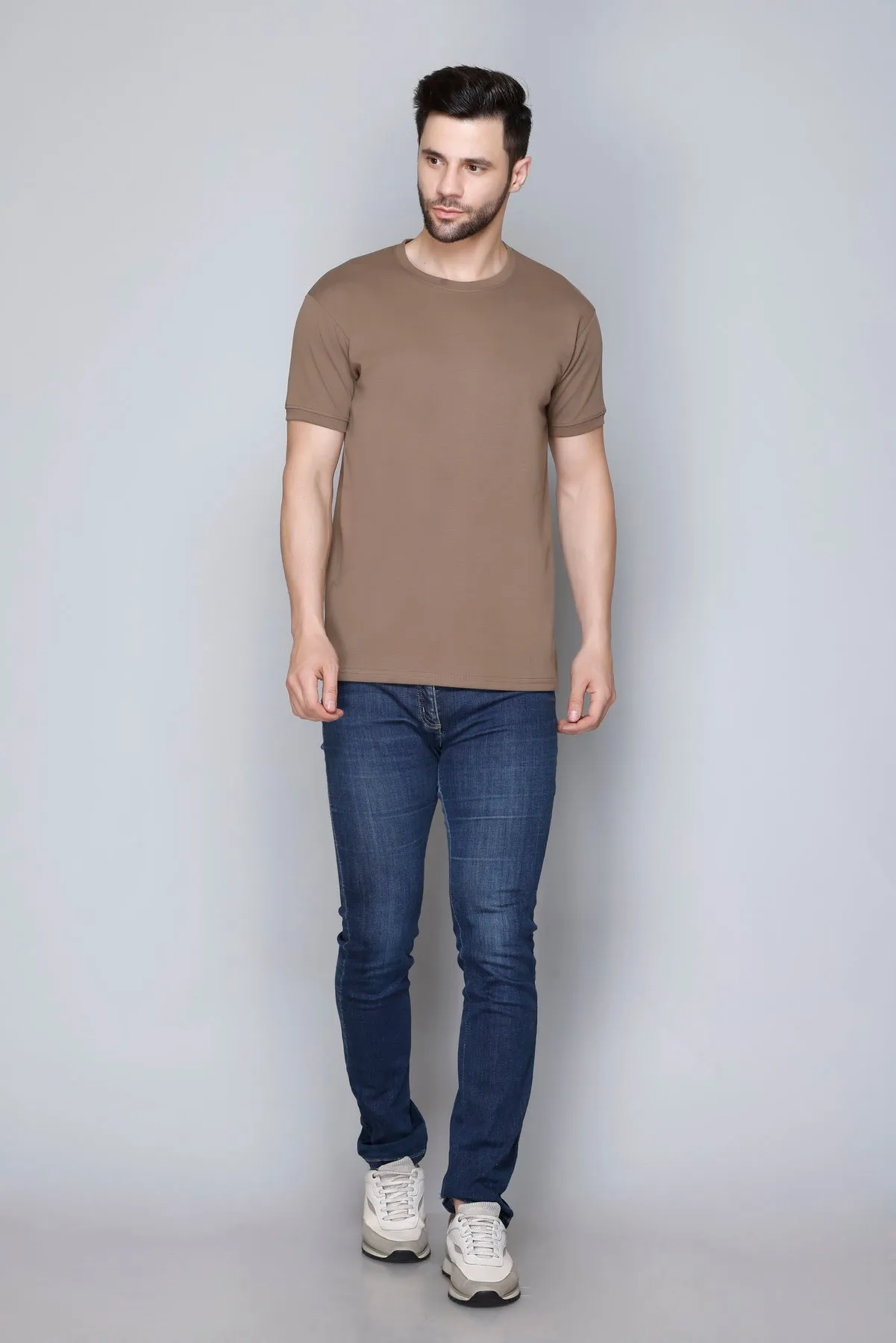 Derby Men's Round Neck Casual T-shirts