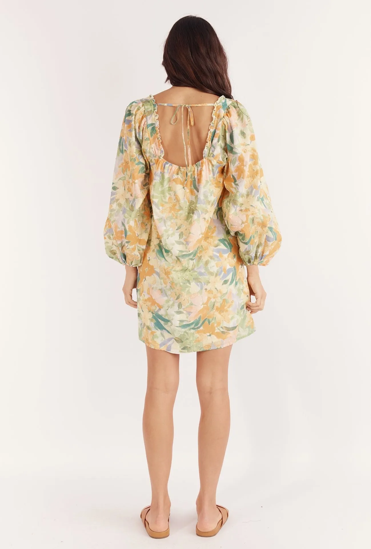 DUA MINI DRESS - WILDFLOWER PRINT