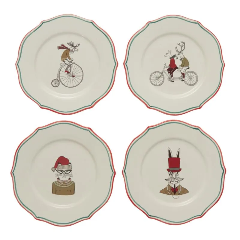 E E Cocktail Plate Collection